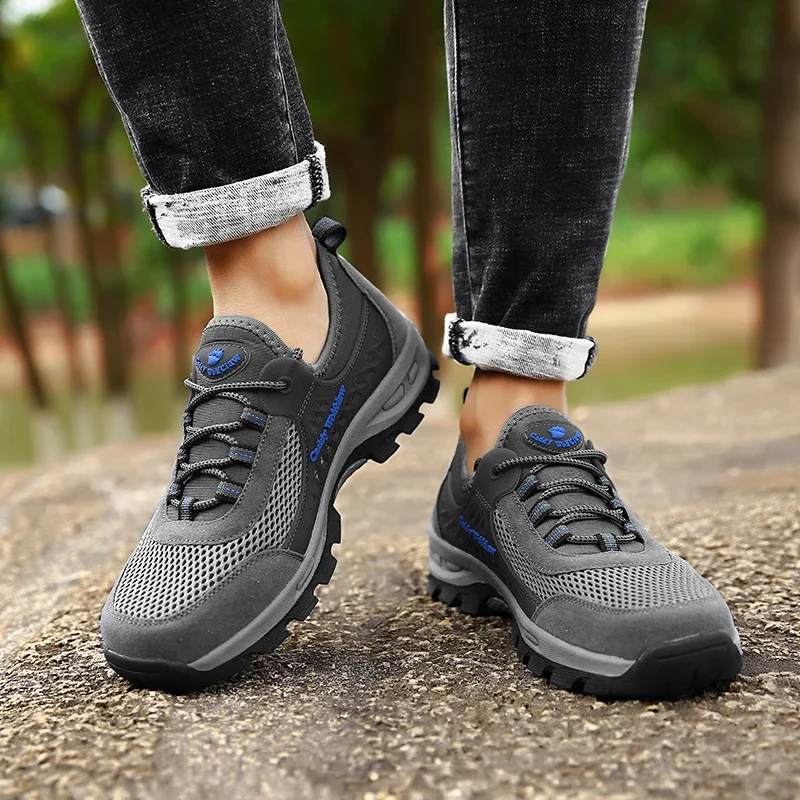 New Casual Men Summer Outdoor Mesh Sneakers Non-slip Trendy Shoe Black Fashion Footwear Autumn Winter Trekking Shoes Sport
New Casual Men Summer Outdoor Mesh Sneakers Non-slip Trendy Shoe Black Fashion Footwear Autumn Winter Trekking Shoes Sport