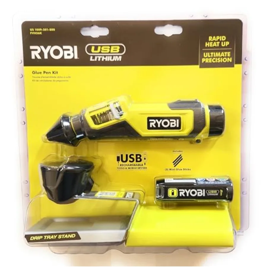 USB Lithium Glue Pen KIT with 2.0 AH USB Lithium Battery and Charging Cable FVH56K
USB Lithium Glue Pen KIT with 2.0 AH USB Lithium Battery and Charging Cable FVH56K