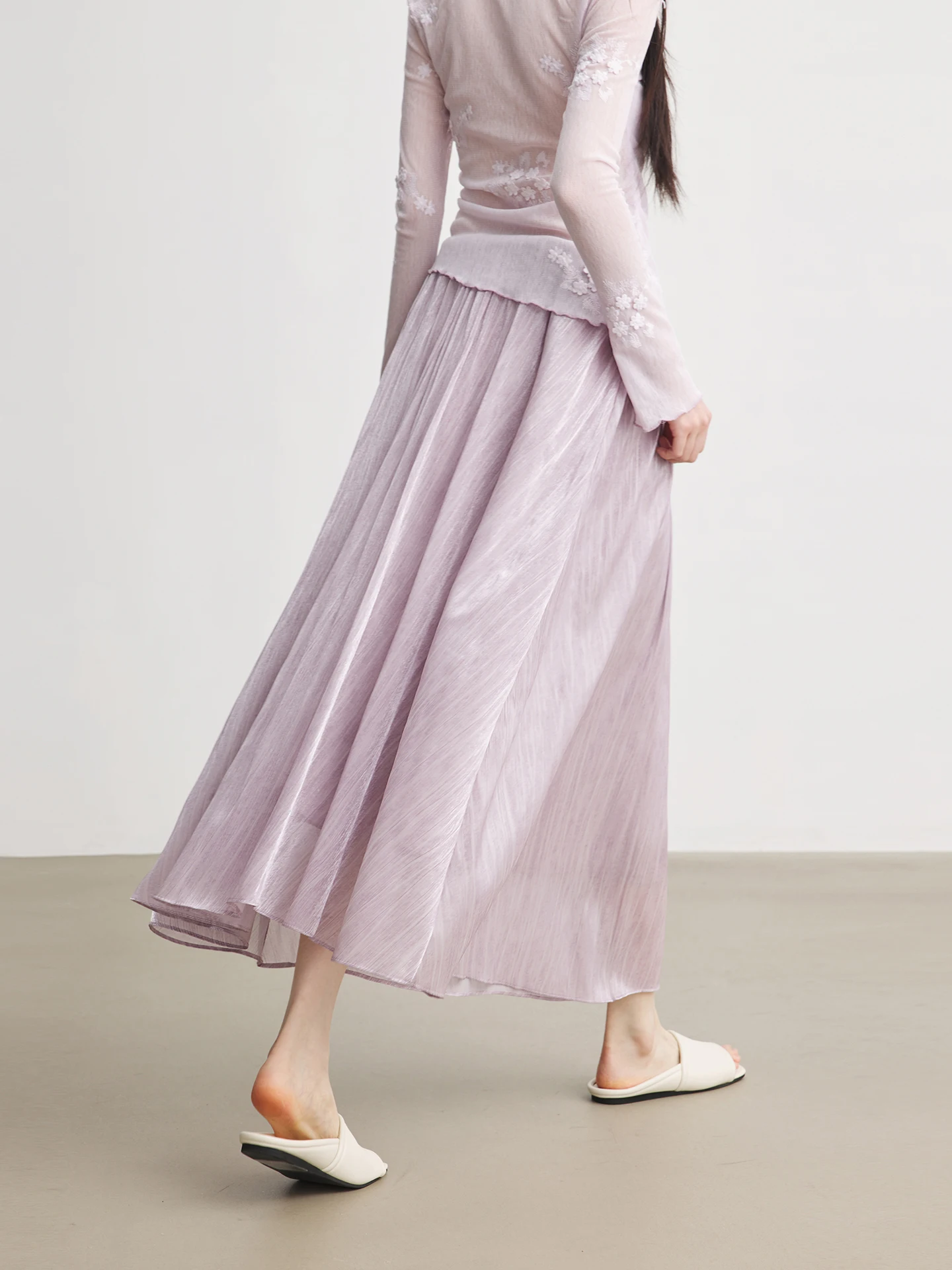 Юбка-трапеция Annata из фиолетового атласа, женская длинная юбка на весну, глянцевая атласная юбка с жемчужным блеском, с завышенной талией, из полиэстера, с эффектом ручной глажки
Юбка-трапеция Annata из фиолетового атласа, женская длинная юбка на весну, глянцевая атласная юбка с жемчужным блеском, с завышенной талией, из полиэстера, с эффектом ручной глажки