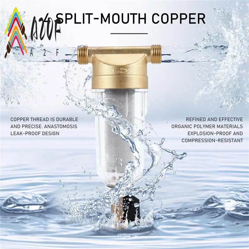 A20F-4 Split-Mouth Water Filters Front Purifier Copper Lead Pre-Filter Backwash Remove Rust Contaminant Sediment Pipe
A20F-4 Split-Mouth Water Filters Front Purifier Copper Lead Pre-Filter Backwash Remove Rust Contaminant Sediment Pipe