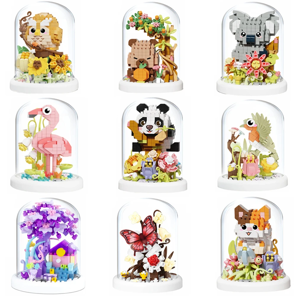 Cute Animal Insect Mini Micro Building Block Capybara Koala Panda Butterfly Sakura Figure Model Brick Toy for Collection Gift
Cute Animal Insect Mini Micro Building Block Capybara Koala Panda Butterfly Sakura Figure Model Brick Toy for Collection Gift