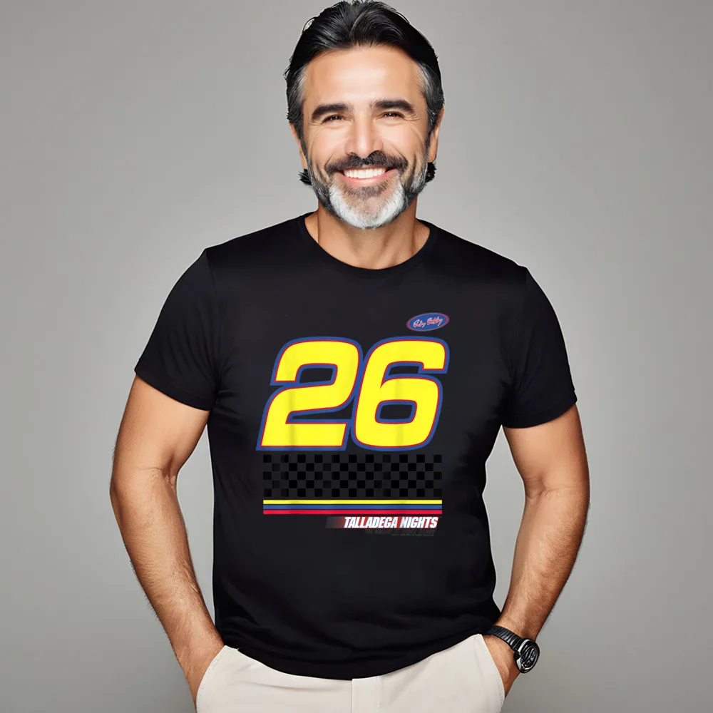 Tops & Tees Talladega Nights #26 Racing Checkered NEW YEAR DAY 100% Cotton Fabric O Neck Male T Shirts Family T Shirts Graphic
Tops & Tees Talladega Nights #26 Racing Checkered NEW YEAR DAY 100% Cotton Fabric O Neck Male T Shirts Family T Shirts Graphic