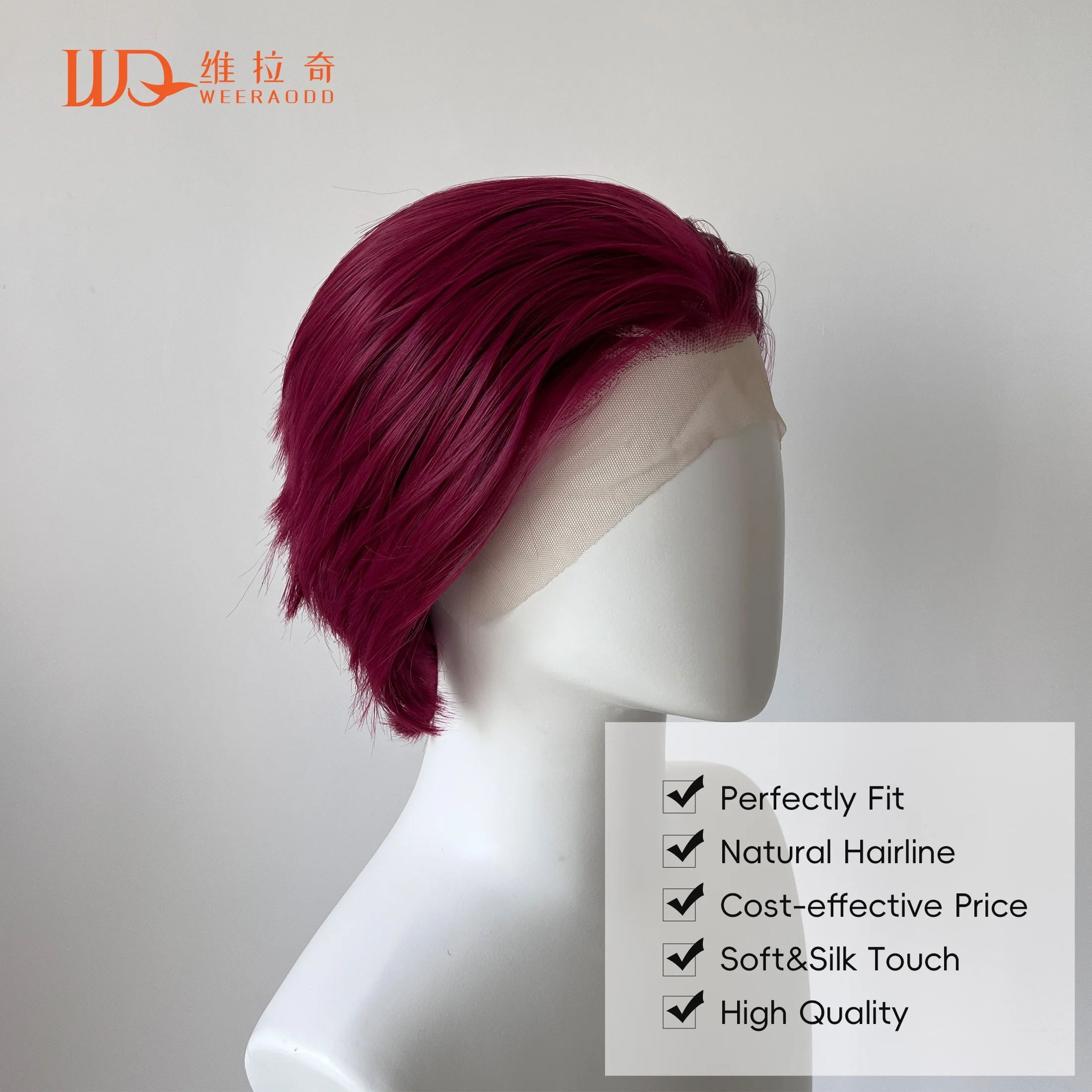 Short Bob Wig 13x4 Lace Frontal Synthetic Wig Plum Purple Burgundy Wine Red Maroon Berry Matte Heat Resistant Glueless Unisex
Short Bob Wig 13x4 Lace Frontal Synthetic Wig Plum Purple Burgundy Wine Red Maroon Berry Matte Heat Resistant Glueless Unisex