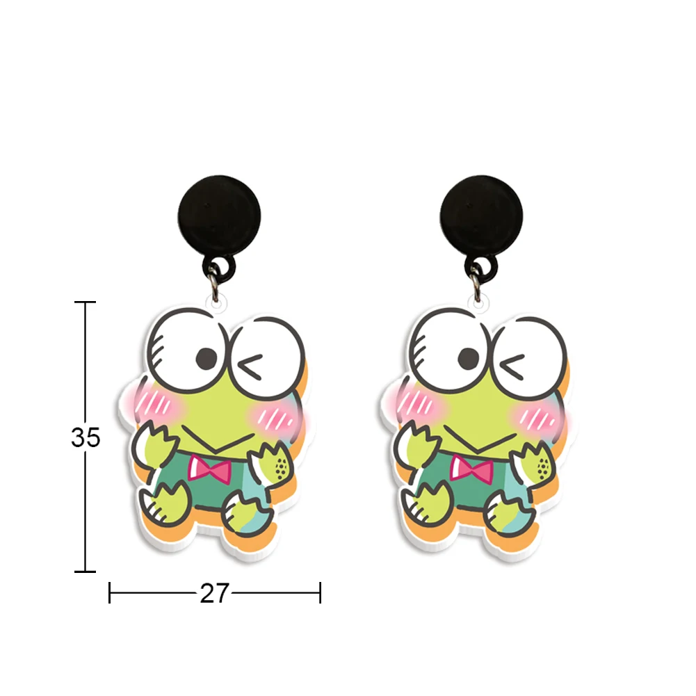 W Popular Sanrio Mixed Charactors Black Resin Dangle Earrings Sanrio Hello Kitty Family For Girls Colorful Earrings Cute Jewelry
W Popular Sanrio Mixed Charactors Black Resin Dangle Earrings Sanrio Hello Kitty Family For Girls Colorful Earrings Cute Jewelry
