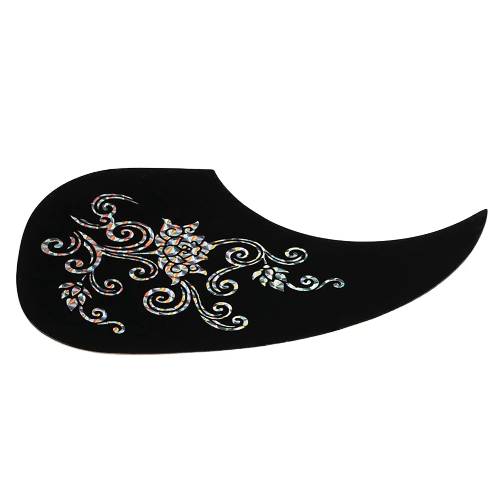 Acoustic Guitar Protective Plate Pickguard Black Silver Pattern Anti Scratch Smooth Surface Plastic Parts
Acoustic Guitar Protective Plate Pickguard Black Silver Pattern Anti Scratch Smooth Surface Plastic Parts