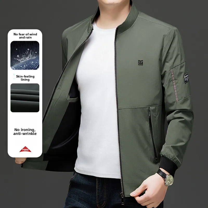 2025 High Quality Men's Jackets Autumn New Brand Luxury Waterproof Windproof Jacket Men Athleisure Golf Trendy Comfortable Coat
2025 High Quality Men's Jackets Autumn New Brand Luxury Waterproof Windproof Jacket Men Athleisure Golf Trendy Comfortable Coat