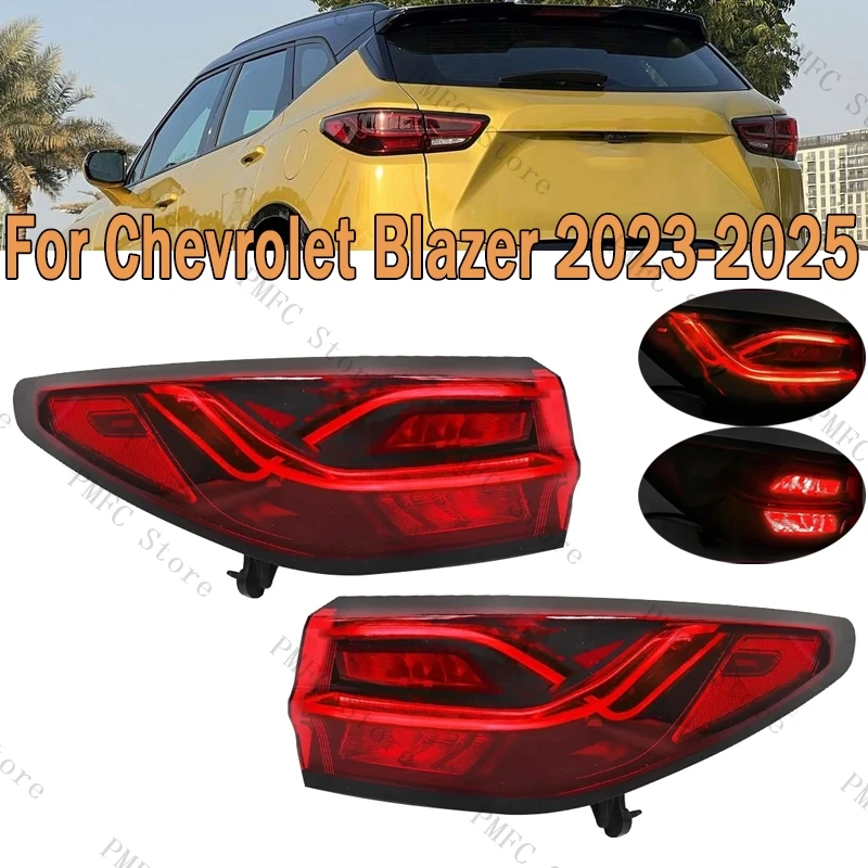 Car LED Tail Light Assembly Rear Brake Light Stop Lamp Taillamp Parking Light For Chevrolet Blazer 2023-2025 87836075 86508679
Car LED Tail Light Assembly Rear Brake Light Stop Lamp Taillamp Parking Light For Chevrolet Blazer 2023-2025 87836075 86508679