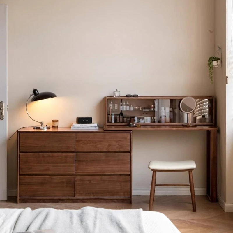 Light Luxury Bedroom Makeup Vanities Walnut Wood TelescopicMakeup Vanities Simple Home FurnitureVanités De Maquillage ZY40SZT
Light Luxury Bedroom Makeup Vanities Walnut Wood TelescopicMakeup Vanities Simple Home FurnitureVanités De Maquillage ZY40SZT