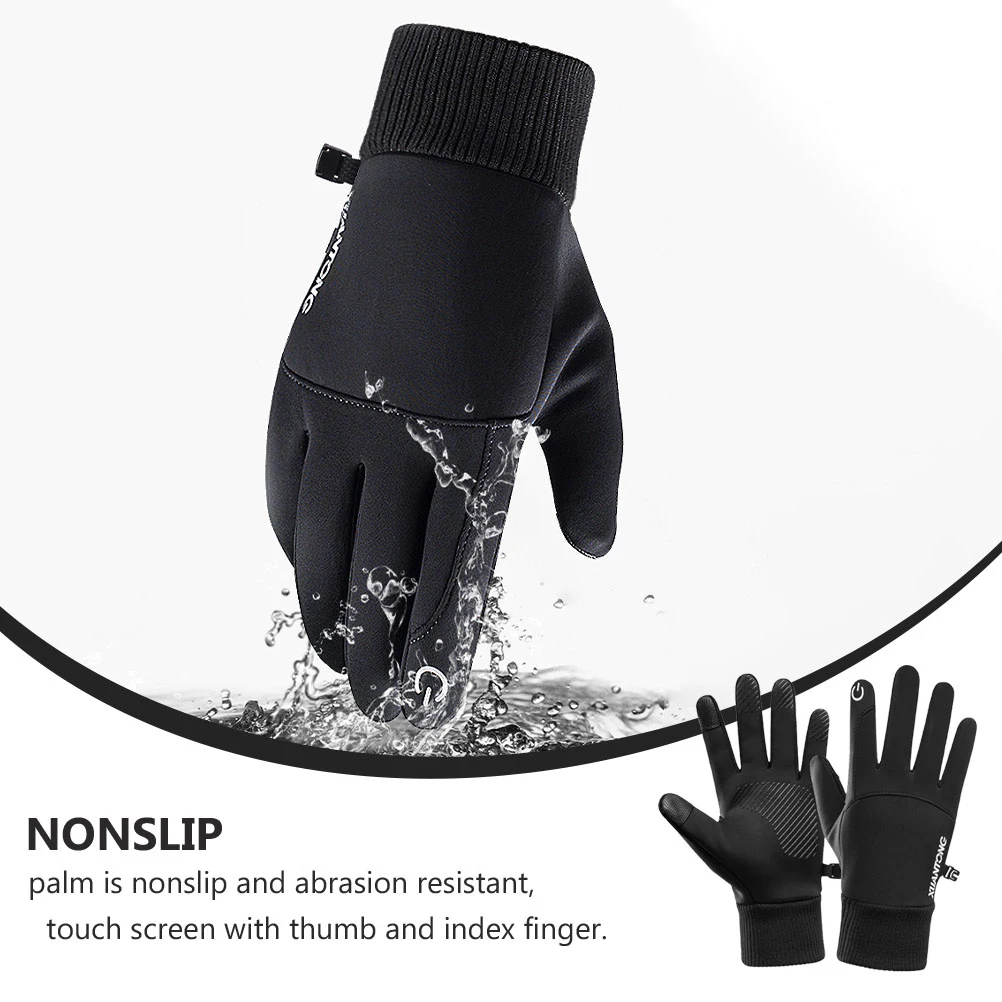1 Pair High-Sensitivity Touch Screen Waterproof Warm Winter Gloves Convenient Riding Gloves
1 Pair High-Sensitivity Touch Screen Waterproof Warm Winter Gloves Convenient Riding Gloves