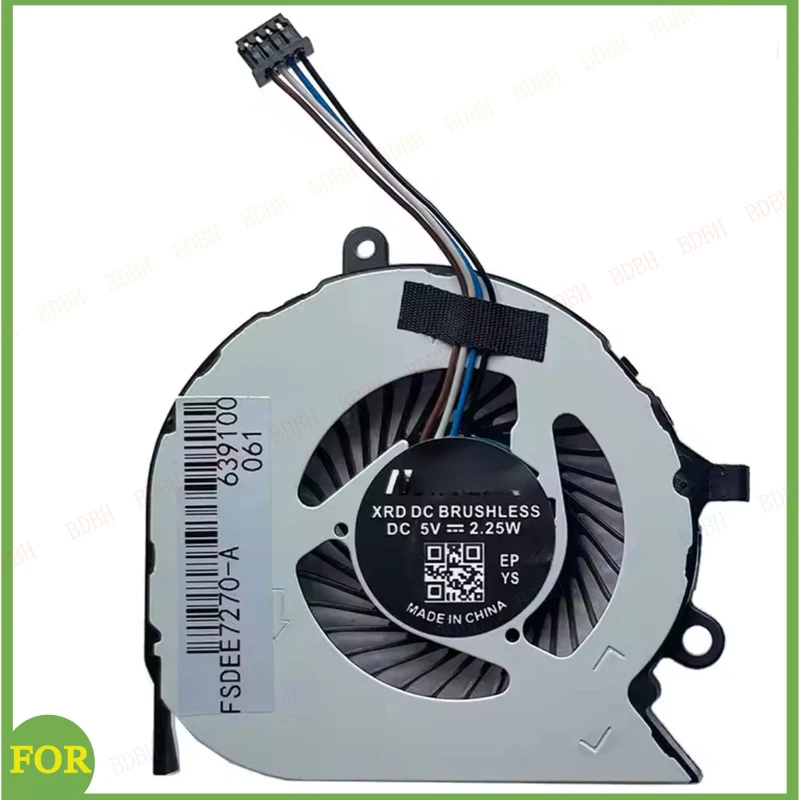 New CPU Cooling Fan for Dell Latitude E7270 E7470 Cooler EG50040S1-C600-S9A KSB0605HC Laptop Radiator
New CPU Cooling Fan for Dell Latitude E7270 E7470 Cooler EG50040S1-C600-S9A KSB0605HC Laptop Radiator