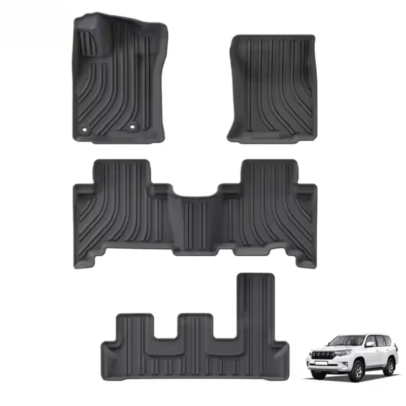 Высококачественный автомобильный коврик из ТПЭ для Toyota Land Cruiser Prado LC150 2010-2023, топливный 7-местный без огнетушителя, водонепроницаемый
Высококачественный автомобильный коврик из ТПЭ для Toyota Land Cruiser Prado LC150 2010-2023, топливный 7-местный без огнетушителя, водонепроницаемый