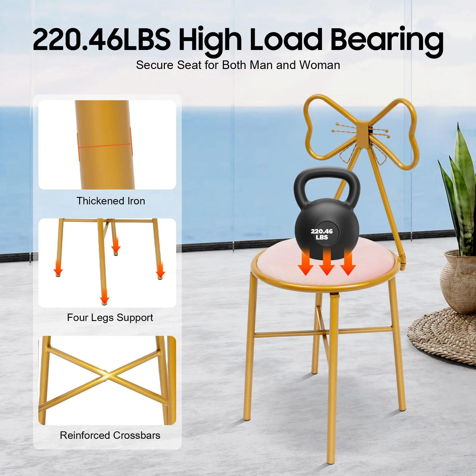 Стильный туалетный столик в форме бабочки, обеденный стул, стул для макияжа в девичьем стиле, стул со спинкой-бабочкой светло-розовый для свадьбы
Стильный туалетный столик в форме бабочки, обеденный стул, стул для макияжа в девичьем стиле, стул со спинкой-бабочкой светло-розовый для свадьбы