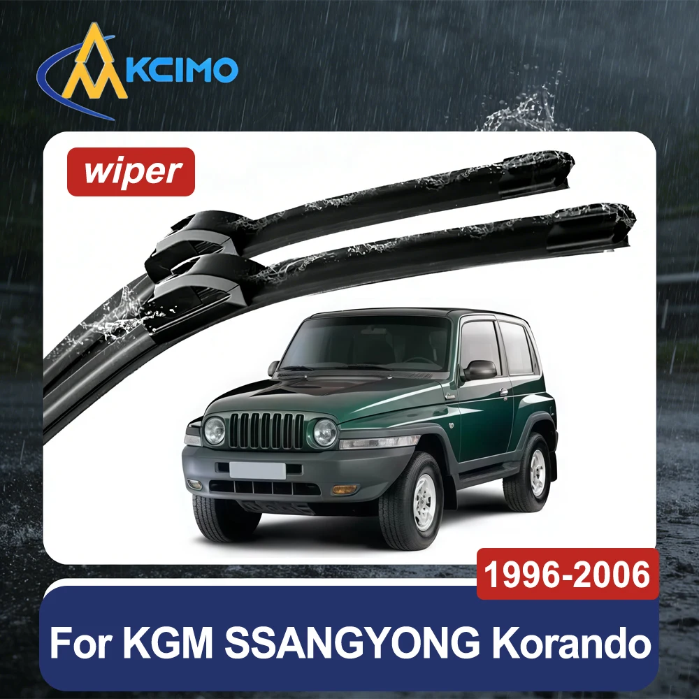 Rubber All-Weather Complete Windshield Wiper Blade Set For KGM SSANGYONG Korando 1996-2006 Front Wiper Blades Direct Fit
Rubber All-Weather Complete Windshield Wiper Blade Set For KGM SSANGYONG Korando 1996-2006 Front Wiper Blades Direct Fit