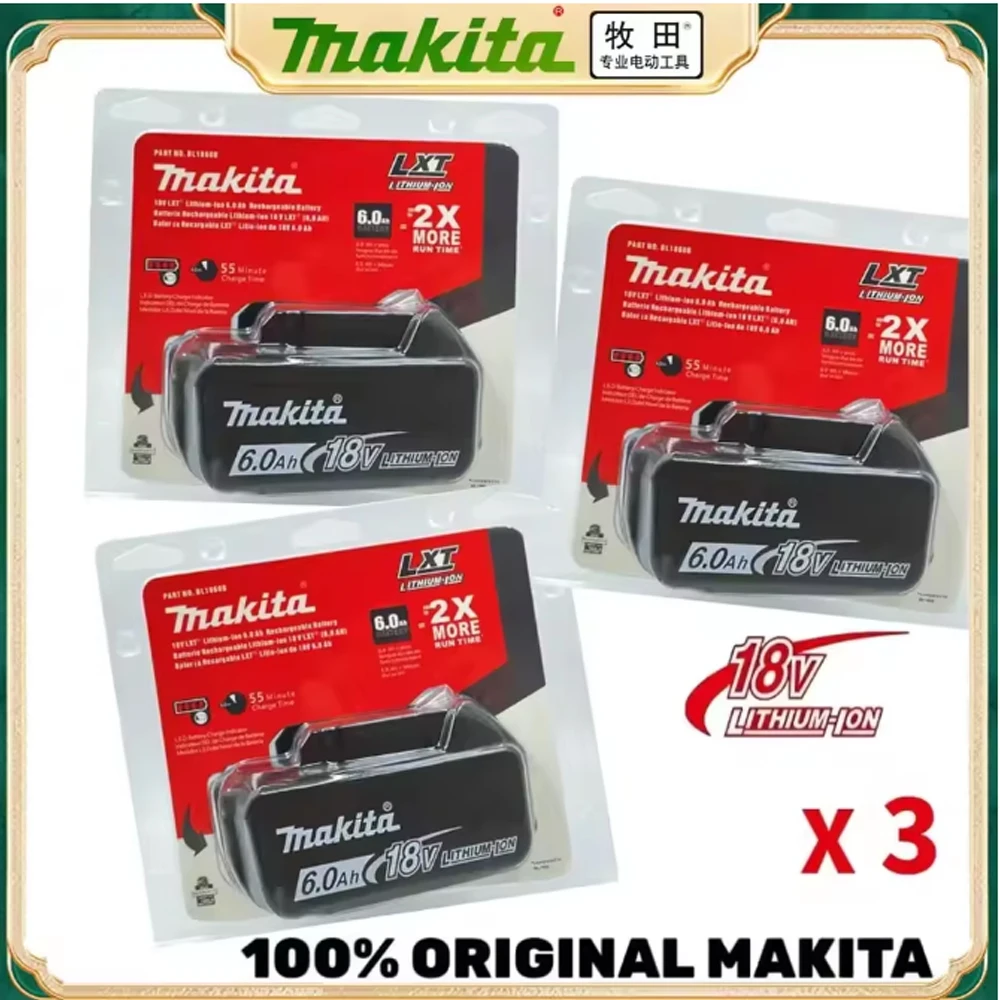 100% NEW Makita 18V 6.0Ah Battery For BL1860B BL1830 BL1840 BL1850 model power tools battery
100% NEW Makita 18V 6.0Ah Battery For BL1860B BL1830 BL1840 BL1850 model power tools battery