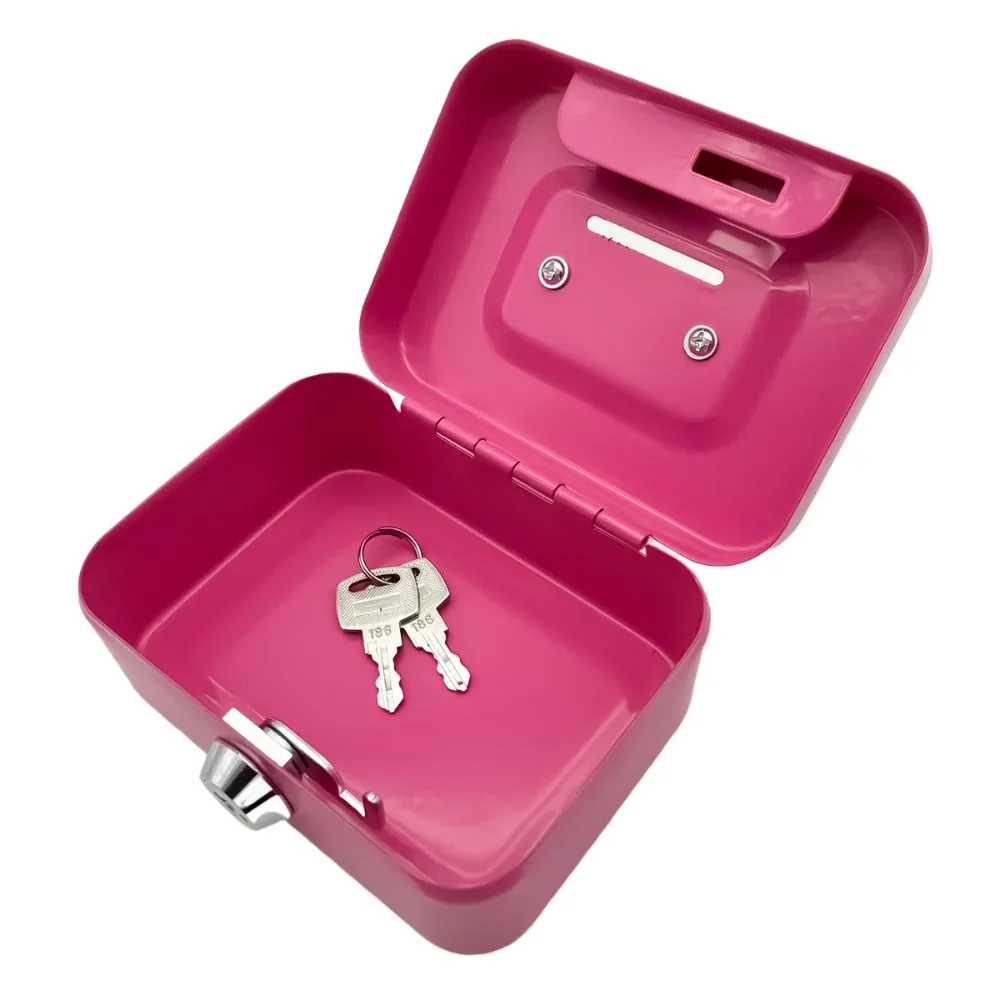 1PC Metal Cash Box 4.5" x 3.35" Small Cash Storage Box With Lockable Cover Key Lock Money Organizer For Kids Toys With Handle
1PC Metal Cash Box 4.5" x 3.35" Small Cash Storage Box With Lockable Cover Key Lock Money Organizer For Kids Toys With Handle
