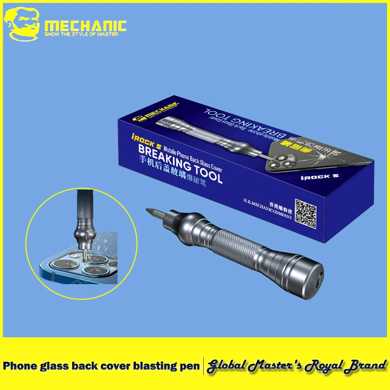 【MECHANIC】 iRock 5 Boulder Back Glass Breaking Pen for Phone Rear Glass Cover Broken Lens Blasting Repair Tool
【MECHANIC】 iRock 5 Boulder Back Glass Breaking Pen for Phone Rear Glass Cover Broken Lens Blasting Repair Tool
