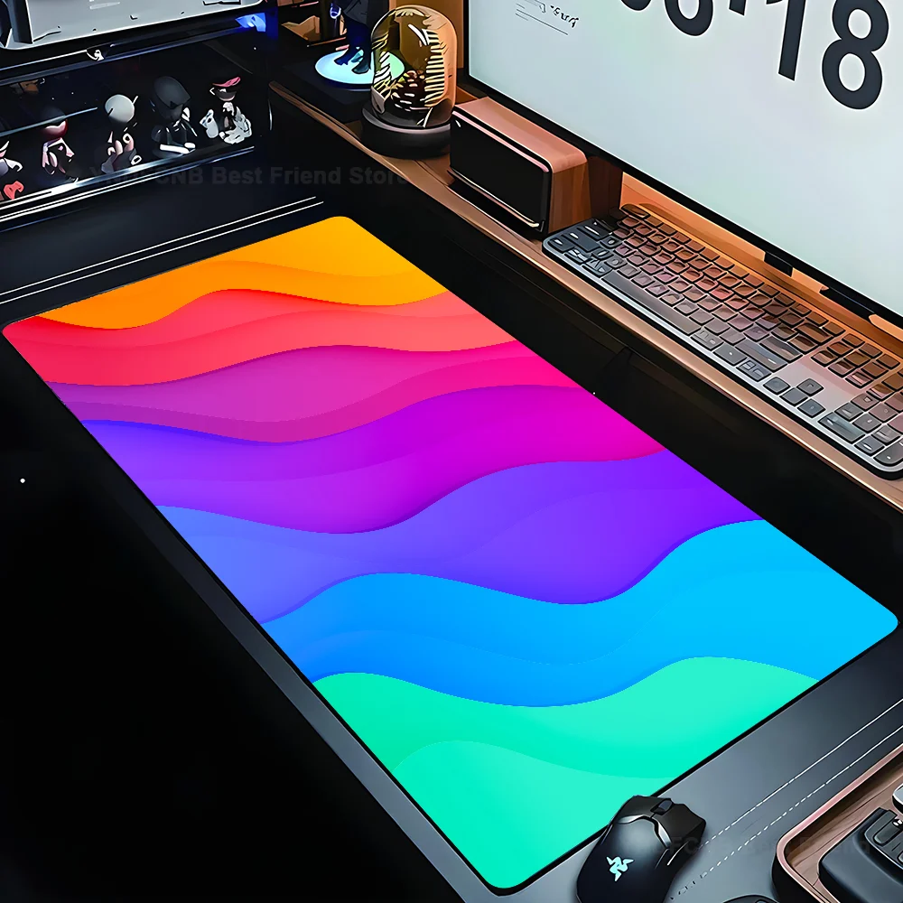 Minimalism Colorful Waves Mousepad Mouse Mat Desk Mat With Pad Gaming Accessories Prime Gaming XXL Keyboard Pad
Minimalism Colorful Waves Mousepad Mouse Mat Desk Mat With Pad Gaming Accessories Prime Gaming XXL Keyboard Pad