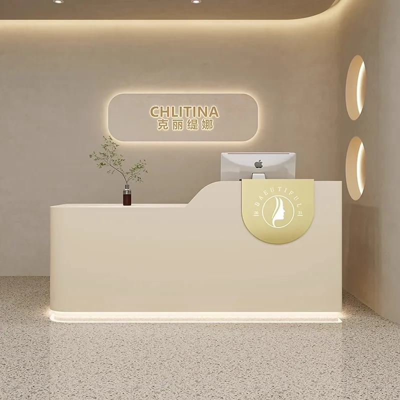 Aesthetics Counter Reception Desks Beauty Logo Modern Hutch Reception Desks Luxury Business Bancone Da Reception Furniture
Aesthetics Counter Reception Desks Beauty Logo Modern Hutch Reception Desks Luxury Business Bancone Da Reception Furniture