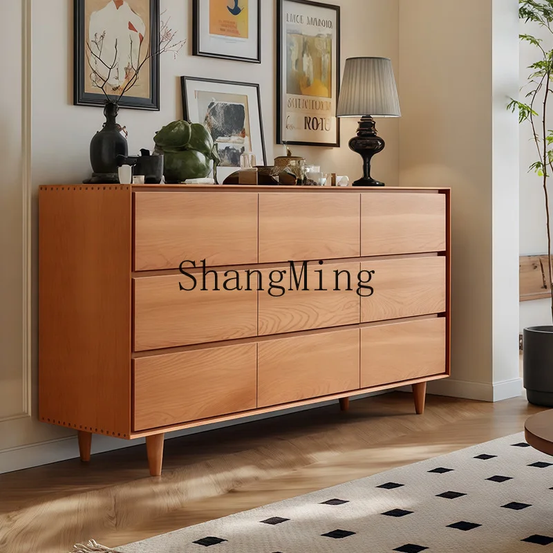 CL Solid Wood Style Bedroom Home Bedside Cabinet Living Room Storage Drawer Simple Wall-Mounted Integrated Storage Cabinet
CL Solid Wood Style Bedroom Home Bedside Cabinet Living Room Storage Drawer Simple Wall-Mounted Integrated Storage Cabinet