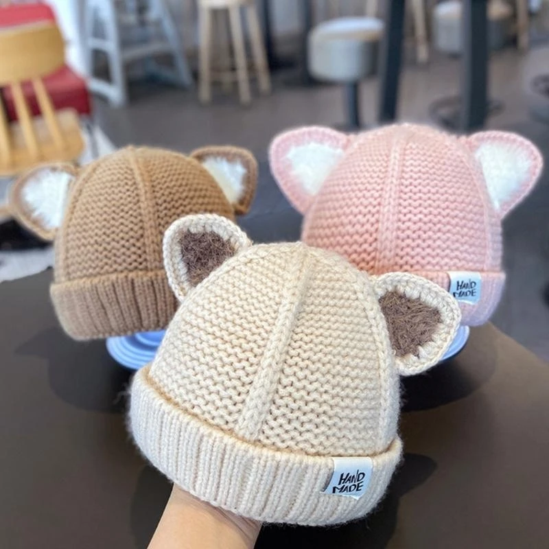 J15U Knit Cap with Ear for Boys & Girls Comfortable & Versatile Headgear Fashionable Woolen Hat Stylish Knit Beanie
J15U Knit Cap with Ear for Boys & Girls Comfortable & Versatile Headgear Fashionable Woolen Hat Stylish Knit Beanie