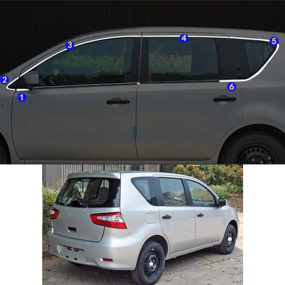 For Nissan Livna LIVINA 2013 2014 2015 2016 2017 2018 2019 Car Sticker Garnish Pillar Window Middle Strip Trim Frame Hoods
For Nissan Livna LIVINA 2013 2014 2015 2016 2017 2018 2019 Car Sticker Garnish Pillar Window Middle Strip Trim Frame Hoods