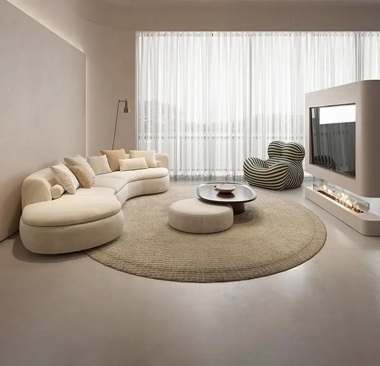 Italian Modern Simple Light Luxury Hotel Living Room Cream Style Solid Wood Fabric Sofa
Italian Modern Simple Light Luxury Hotel Living Room Cream Style Solid Wood Fabric Sofa