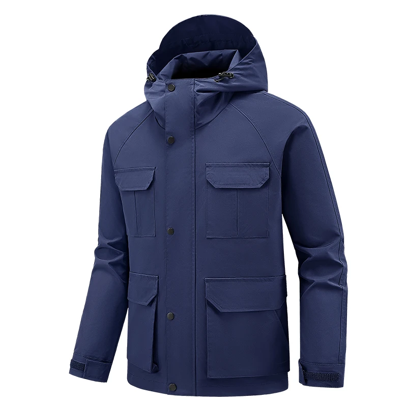Men, Outdoor Casual, Multi Pocket, Hooded, waterproof men's windbreaker,Spring/Autumn, outerwear, Soft Shell Jacket, Blue, Black
Men, Outdoor Casual, Multi Pocket, Hooded, waterproof men's windbreaker,Spring/Autumn, outerwear, Soft Shell Jacket, Blue, Black