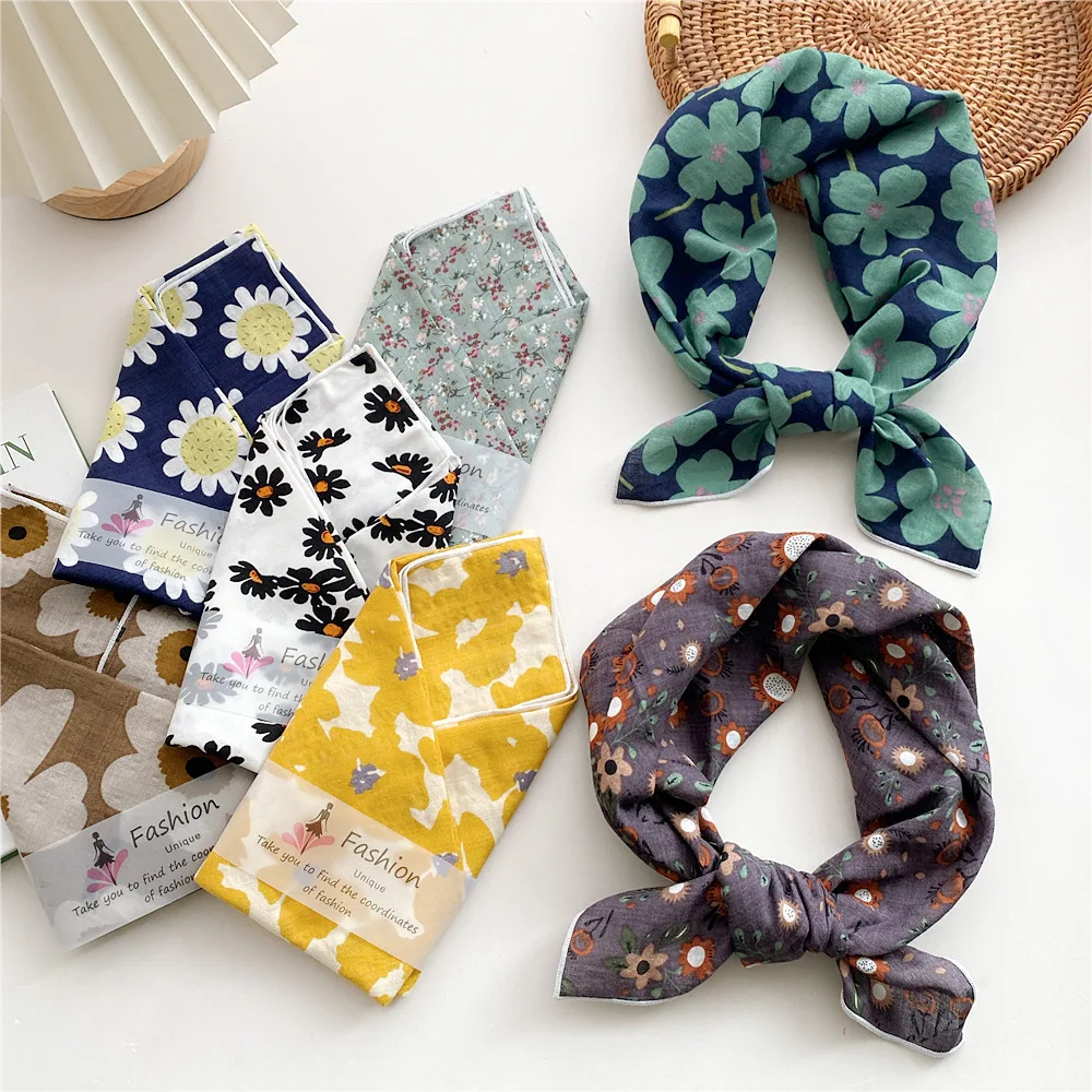 cotton scarf square headband 55 cm*55 cm cover-ups women hijabs femme hair Floral bandana head scarf headwraps
cotton scarf square headband 55 cm*55 cm cover-ups women hijabs femme hair Floral bandana head scarf headwraps