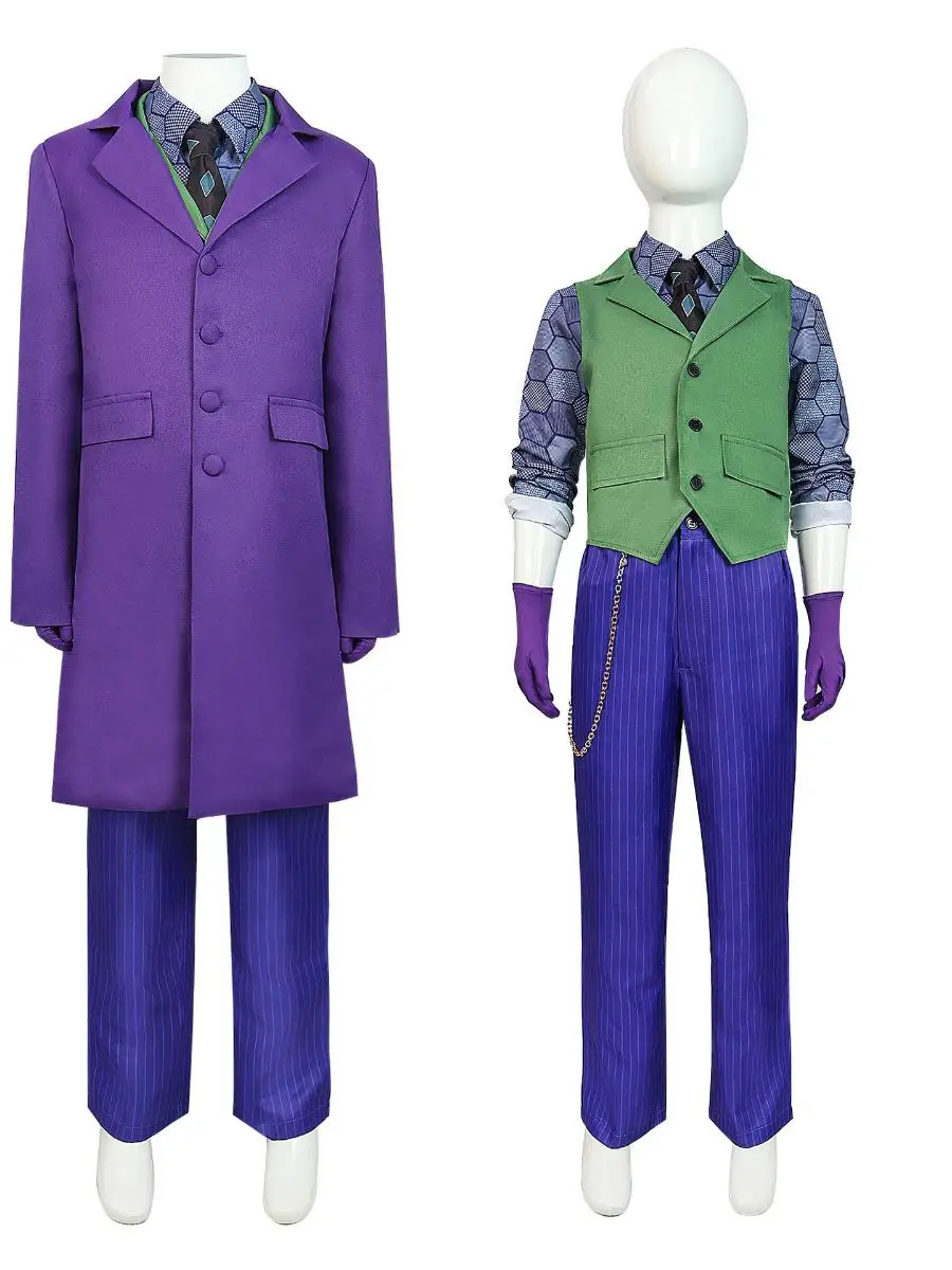 Хищ Лr k Рыцарь, костюм на Хэллоуин, детский костюм Джокера, традиционная этническая сценическая одежда, полиэстер, лето 2023, 
Хищ Лr k Рыцарь, костюм на Хэллоуин, детский костюм Джокера, традиционная этническая сценическая одежда, полиэстер, лето 2023,