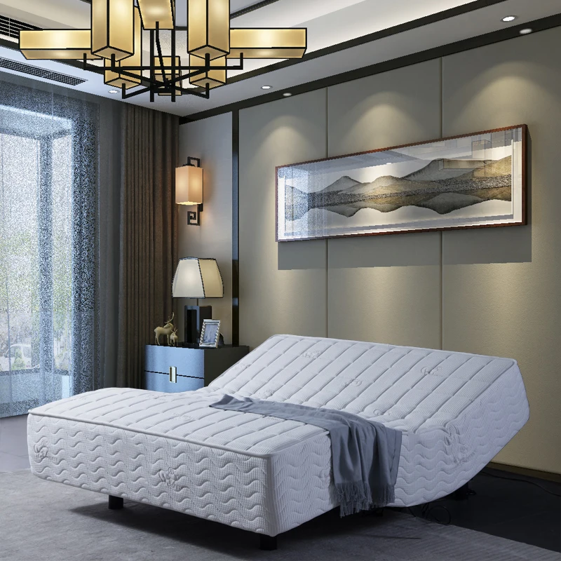 Intelligent electric mattress multi-functional adjustable lifting household fully automatic modern simple double spring mattress
Intelligent electric mattress multi-functional adjustable lifting household fully automatic modern simple double spring mattress