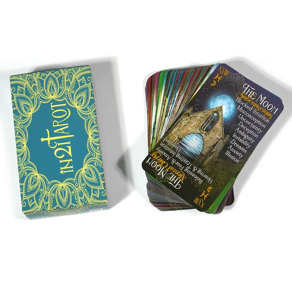 iN2IT Tarot Deck with Keywords Tarot Cards Oracle Cards For Beginners & Suitable for Practitioners Every Level Board Game Toy
iN2IT Tarot Deck with Keywords Tarot Cards Oracle Cards For Beginners & Suitable for Practitioners Every Level Board Game Toy