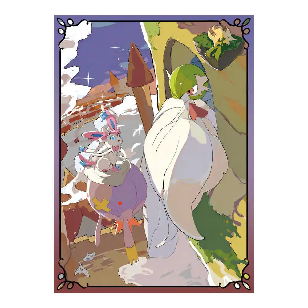 64 шт./компл. 66X92 мм Diy Ptcg Gardevoir Sylveon рукав для карт Ws Opcg Ptcg цветная защитная крышка для флэш-карты аниме-карта подарочные игрушки
64 шт./компл. 66X92 мм Diy Ptcg Gardevoir Sylveon рукав для карт Ws Opcg Ptcg цветная защитная крышка для флэш-карты аниме-карта подарочные игрушки