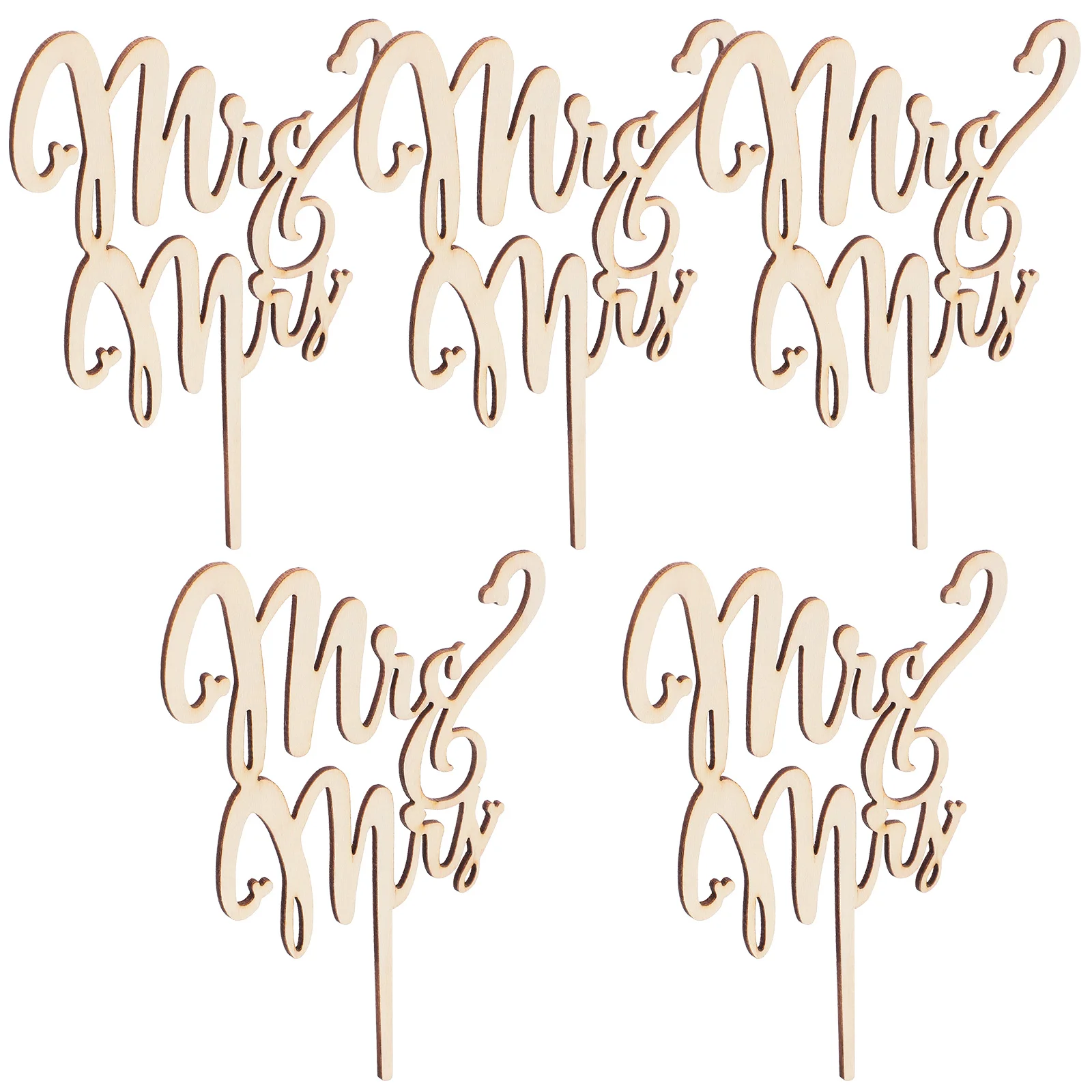 5 Pcs Dessert Decors Decoration Elegant Wood Mr Mrs Bridal Shower Dessert Party Cupcake Topper Decors Reusable Cake nament
5 Pcs Dessert Decors Decoration Elegant Wood Mr Mrs Bridal Shower Dessert Party Cupcake Topper Decors Reusable Cake nament