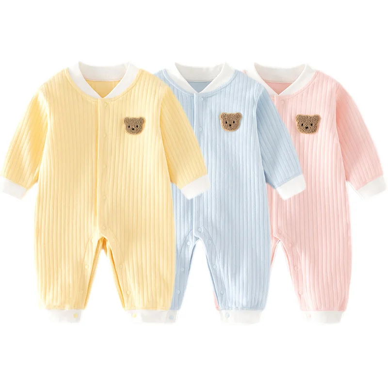 2024 Autumn Baby Clothes Long Sleeve Cotton Bodysuit for Newborn Cartoon Bear Girls Romper Toddler Infant Jumpsuit 0-24M
2024 Autumn Baby Clothes Long Sleeve Cotton Bodysuit for Newborn Cartoon Bear Girls Romper Toddler Infant Jumpsuit 0-24M