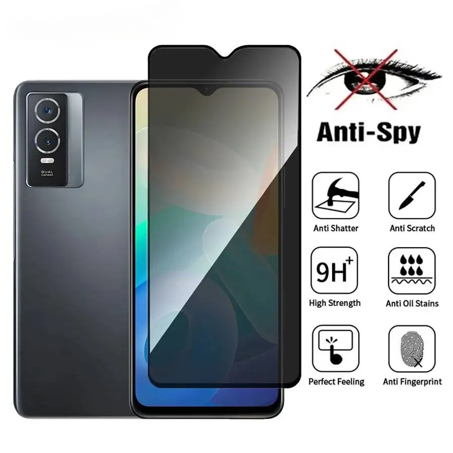 Vivo Y76s V2156A Anti Spy Privacy Tempered Glass Protector Compatible For Vivoy76s Full Cover Screen Phone Film
Vivo Y76s V2156A Anti Spy Privacy Tempered Glass Protector Compatible For Vivoy76s Full Cover Screen Phone Film