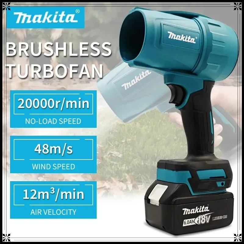 Makita Car Cleanin Tool Violent Blower Turbo Jet Fan Electric Air Duster Wind Speed Turbo Rechargeable 18V Power Tool
Makita Car Cleanin Tool Violent Blower Turbo Jet Fan Electric Air Duster Wind Speed Turbo Rechargeable 18V Power Tool