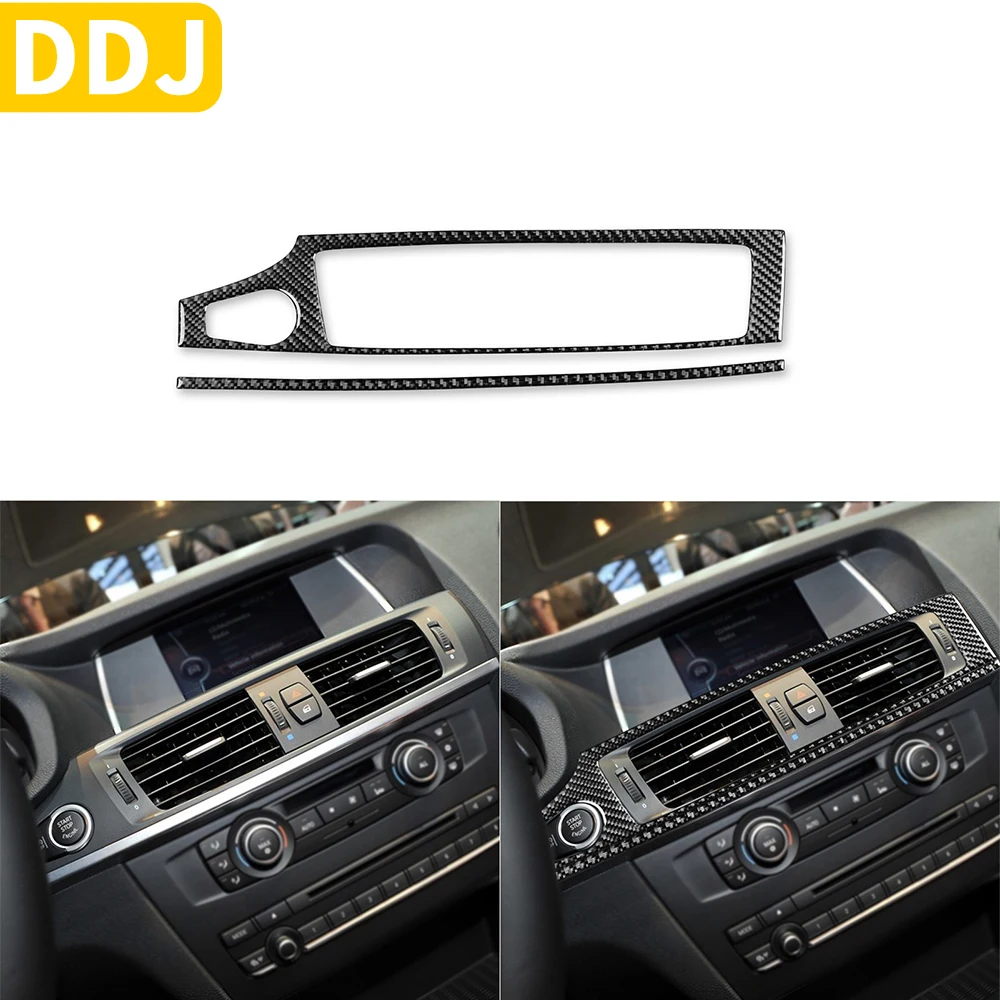 Carbon Fiber Interior Auto Air Conditioner Outlet Trim Sticker For BMW X3 F25 2011-2017 X4 F26 2014-2017 Accessories Styling
Carbon Fiber Interior Auto Air Conditioner Outlet Trim Sticker For BMW X3 F25 2011-2017 X4 F26 2014-2017 Accessories Styling