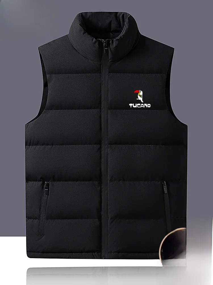 TUCANO Youth Men's down Cotton Vest Warm Stand Collar Jaet Outerwear Fce Lined Zipper Closure Thiened Autumn Winter Coat
TUCANO Youth Men's down Cotton Vest Warm Stand Collar Jaet Outerwear Fce Lined Zipper Closure Thiened Autumn Winter Coat