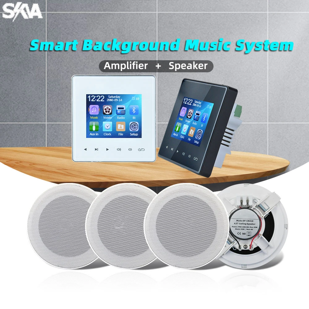 Bluetooth Wall Amplifier Home Theater Sound System HiFi Stereo Ceiling Speaker Powerful Audio Set Consumer Electronics
Bluetooth Wall Amplifier Home Theater Sound System HiFi Stereo Ceiling Speaker Powerful Audio Set Consumer Electronics