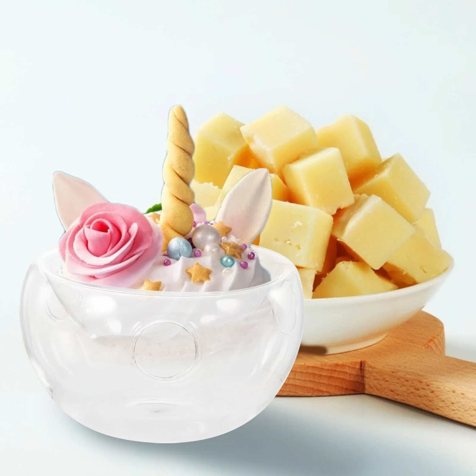 Creative Tableware Chiller Serving Bowl Fruit Dessert Bowls Double Salad Dish for Party Chilled Clear Iced 
Creative Tableware Chiller Serving Bowl Fruit Dessert Bowls Double Salad Dish for Party Chilled Clear Iced
