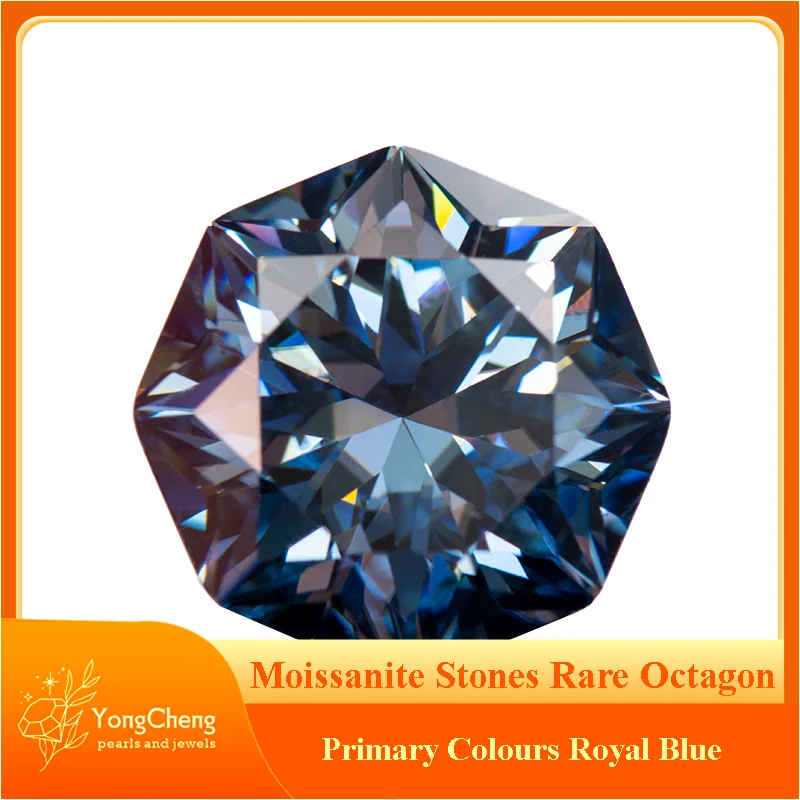 Moissanite Stones Rare Octagon Primary Colours Royal Blue Lab GrownGemstones Diamond Jewelry Pendant Rings Esarring Making
Moissanite Stones Rare Octagon Primary Colours Royal Blue Lab GrownGemstones Diamond Jewelry Pendant Rings Esarring Making