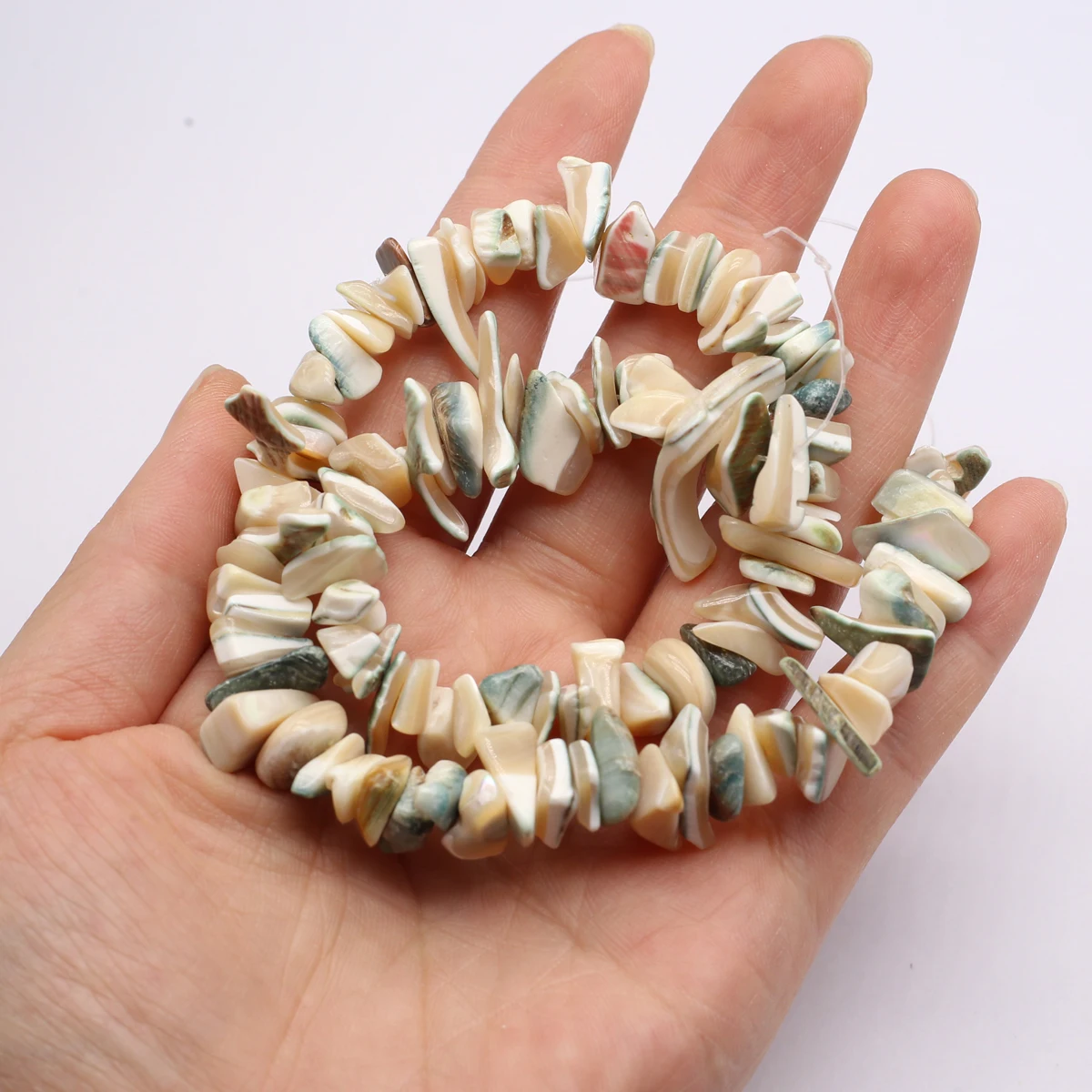 Natural Freshwater Shell 8x10mm Abalone Green Chips Bead Exquisite Jewelry Make DIY Necklace Bracelet Earrings Accessory Women
Natural Freshwater Shell 8x10mm Abalone Green Chips Bead Exquisite Jewelry Make DIY Necklace Bracelet Earrings Accessory Women