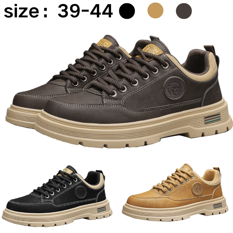 Mens Casual Comfortable Outdoor Hiking Shoes British Retro Work Boots for Walking and Travel
Mens Casual Comfortable Outdoor Hiking Shoes British Retro Work Boots for Walking and Travel