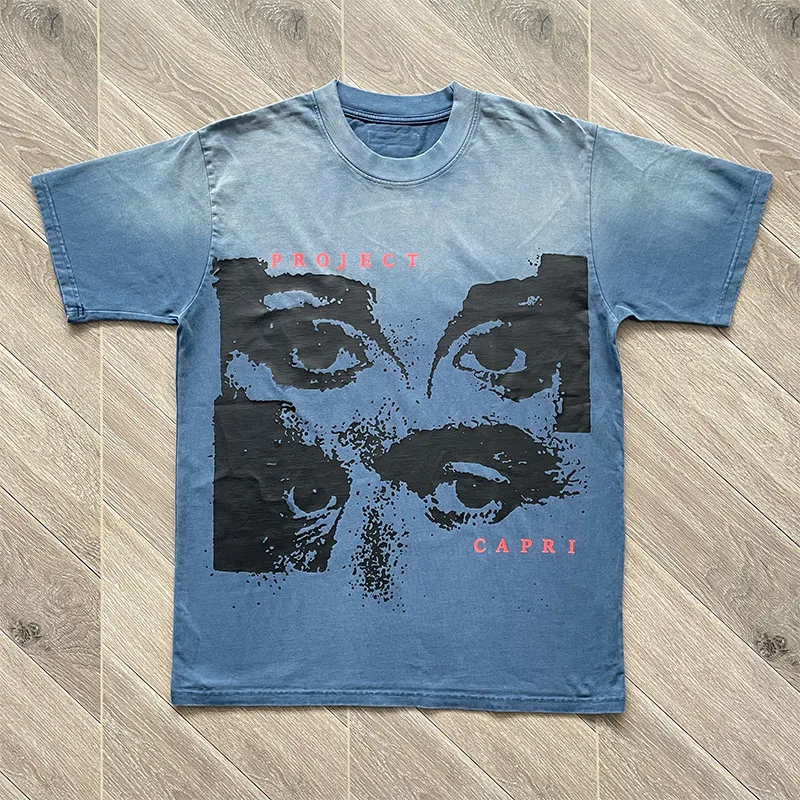 Waed Vintage Pure Cotton ort Sve T-irt Project Capri Emergency Tee Youthful Creative Print Breathable Comfortable Su...
Waed Vintage Pure Cotton ort Sve T-irt Project Capri Emergency Tee Youthful Creative Print Breathable Comfortable Su...