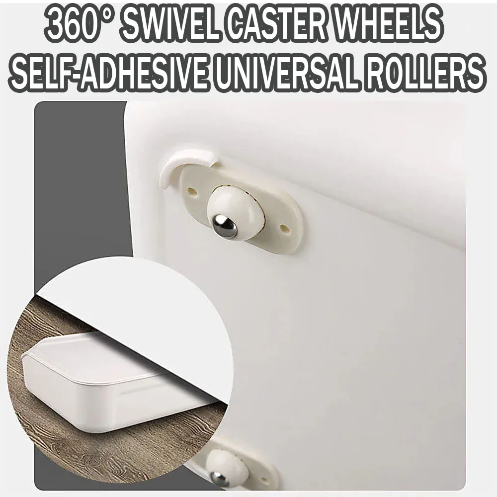 8 pieces of 360° load-bearing household swivel casters: self-adhesive casters, adhesive pulleys for furniture, and roller bases for trash bins.
8 pieces of 360° load-bearing household swivel casters: self-adhesive casters, adhesive pulleys for furniture, and roller bases for trash bins.