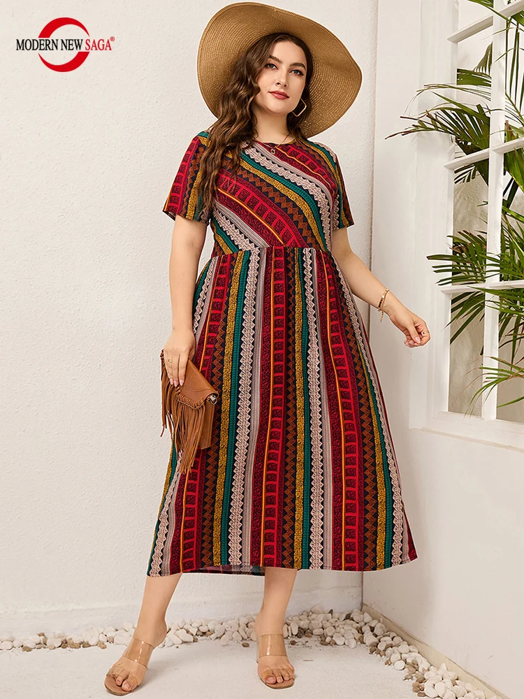 2023 New Women Dress Summer Short Sleeve Woman Long Dresses Casual Maxi Dress Bohemia Party Elegant Dress Plus Size Dresses 5XL
2023 New Women Dress Summer Short Sleeve Woman Long Dresses Casual Maxi Dress Bohemia Party Elegant Dress Plus Size Dresses 5XL