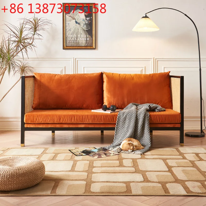 Ретро-диван из массива дерева и ротанга в стиле лёгкой роскоши, новый китайский дизайн для гостиной, домашний декор в стиле ваби-саби, трехместный диван из ясеня для гостиничного номера
Ретро-диван из массива дерева и ротанга в стиле лёгкой роскоши, новый китайский дизайн для гостиной, домашний декор в стиле ваби-саби, трехместный диван из ясеня для гостиничного номера