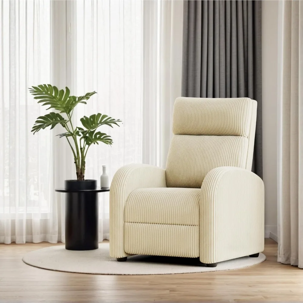 Recliner Chair Adjustable Home Theater Single Recliner Sofa Furniture with Thick Seat Cushion
Recliner Chair Adjustable Home Theater Single Recliner Sofa Furniture with Thick Seat Cushion