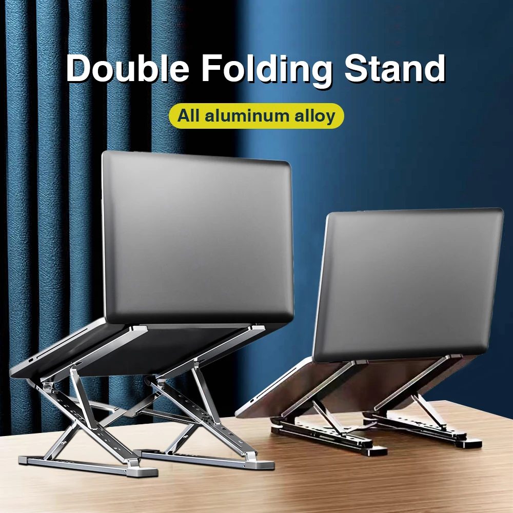High Quality Double Layer Laptop Stand Aluminum For Macbook Tablet Cooling Pad Folding
High Quality Double Layer Laptop Stand Aluminum For Macbook Tablet Cooling Pad Folding