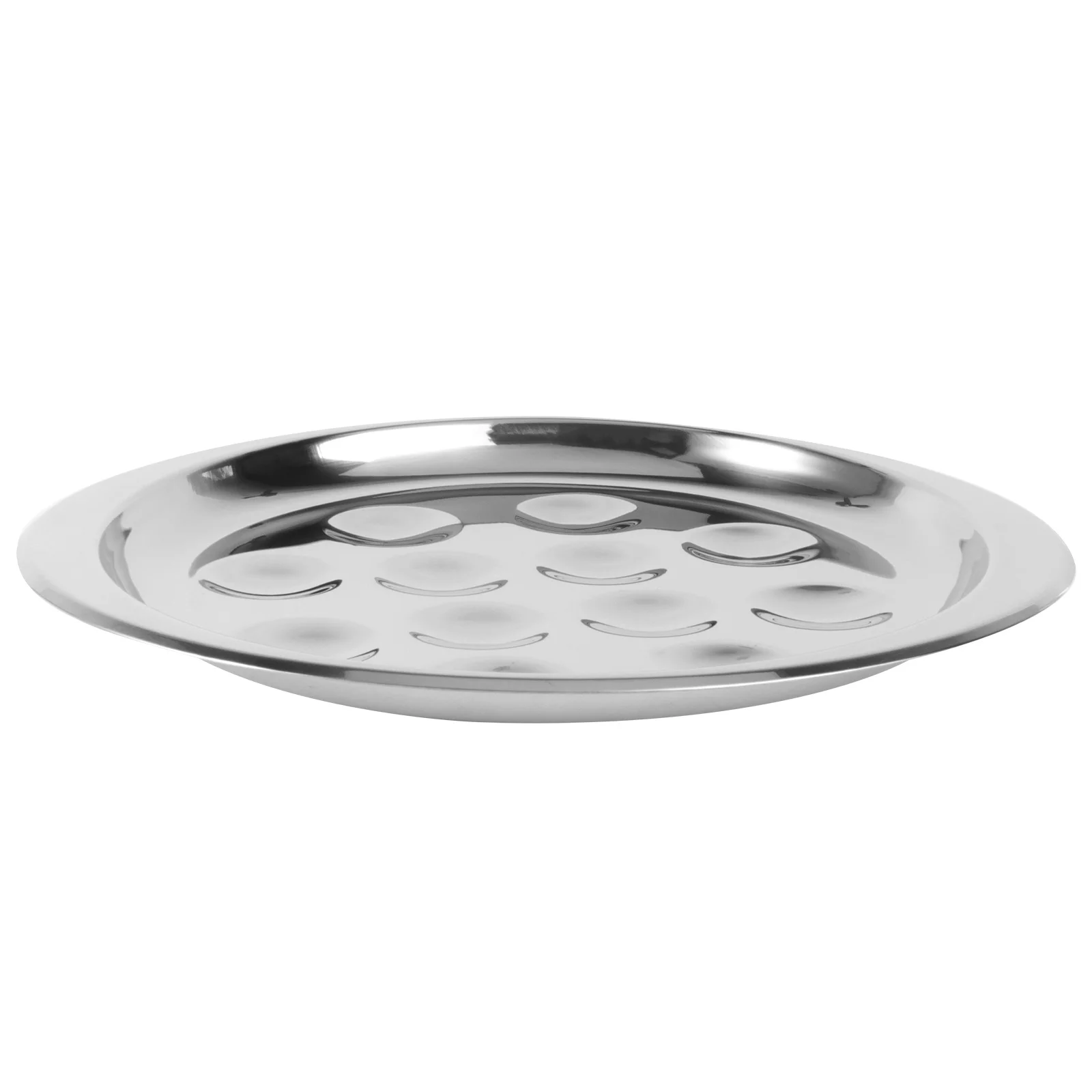 Stainless Steel Escargot Plate Snail Dish Kitchen Serving Utensil Baking Oven Safe Dishwasher Rustproof Grooved Design Silver
Stainless Steel Escargot Plate Snail Dish Kitchen Serving Utensil Baking Oven Safe Dishwasher Rustproof Grooved Design Silver